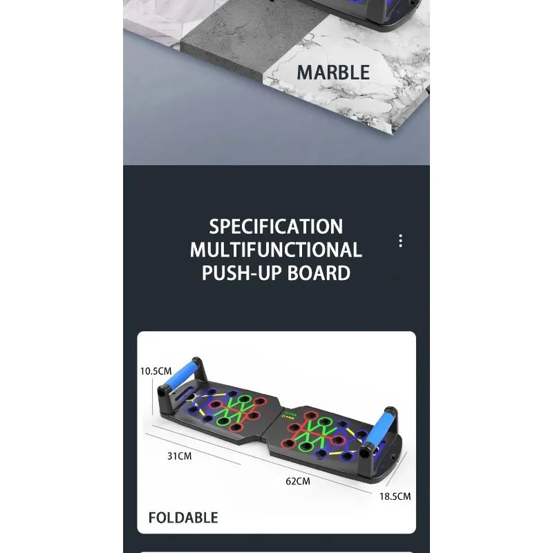 Home multi-functional push-up board, training board, chest and abdominal muscle training equipment, portable push-up