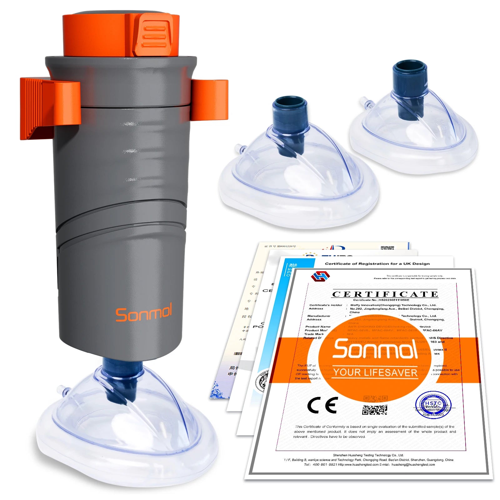 Anti Choking Rescue Device Auto Heimlich Method First Aid Home Breath Rescue Airway Assist Anti Asphyxia Device for Adults Kids