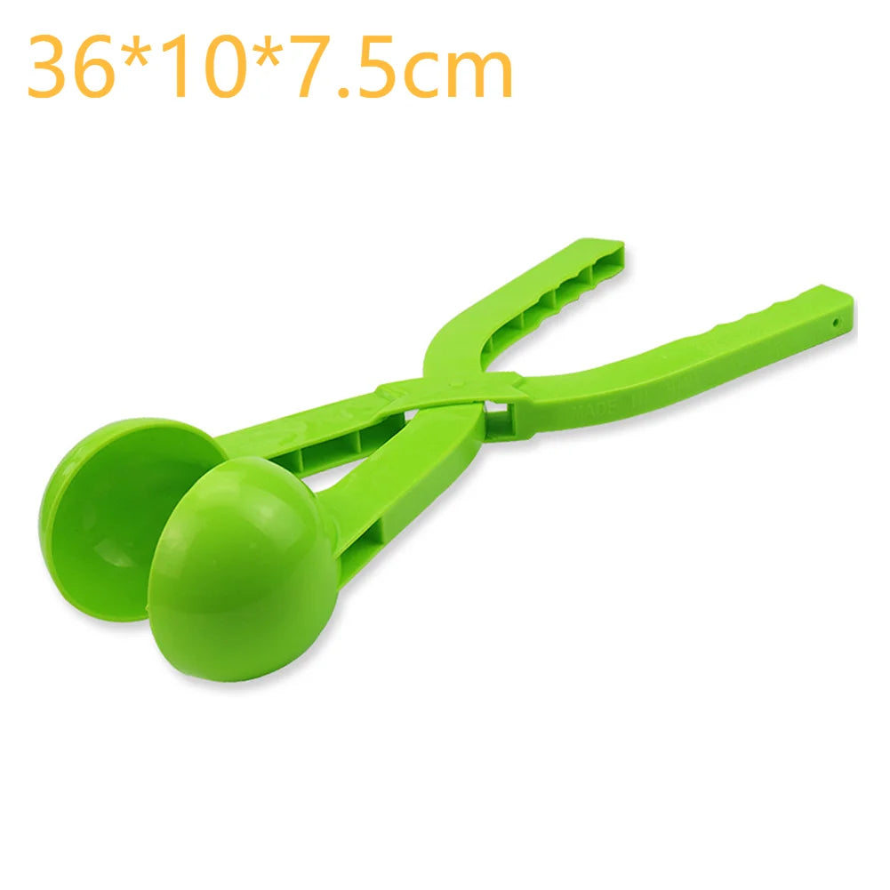 Snowball Maker Clip for Kids Adult Heart Snowflake Duck Shape Clip Tongs for Outdoor Sand Snow Ball Mold Toys Fight Sports Toys
