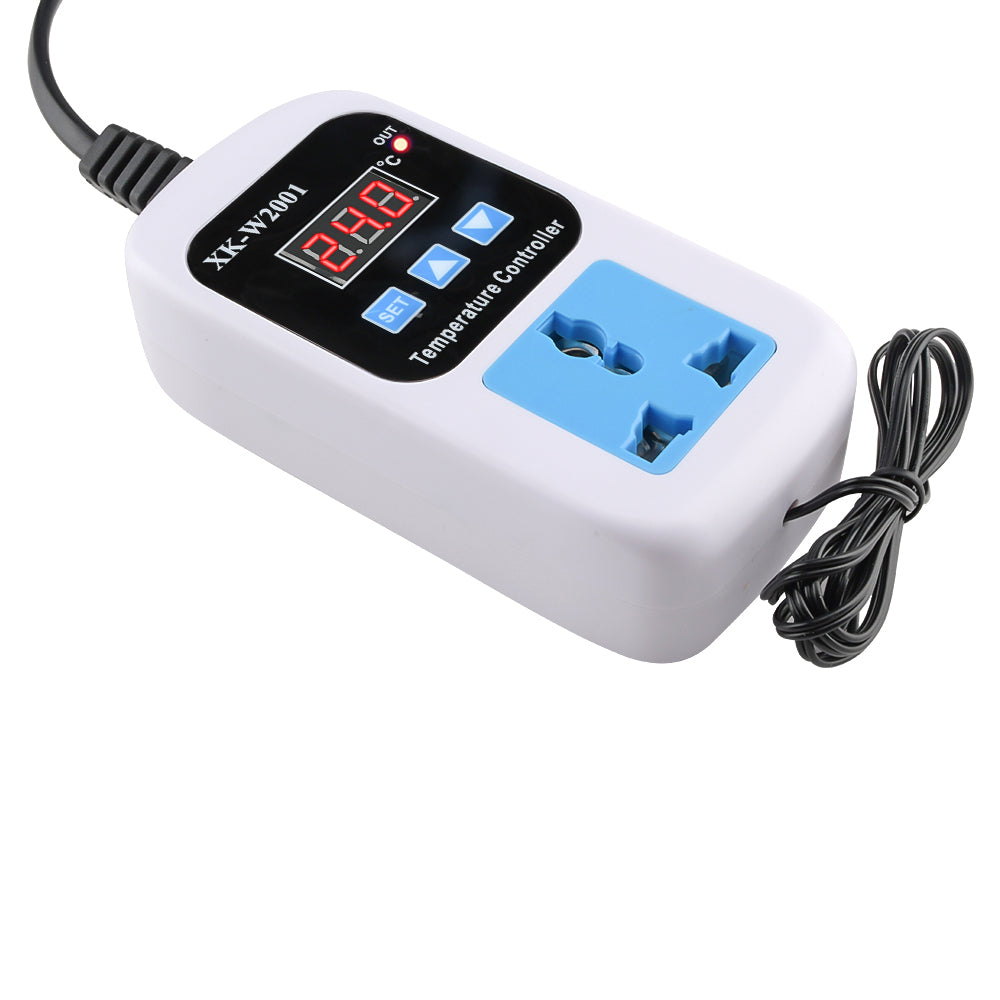 XK-W2001 W2022 Digital Temperature Humidity Controller Socket AC110-220V Thermostat Regulator Smart Humidity Controller Socket