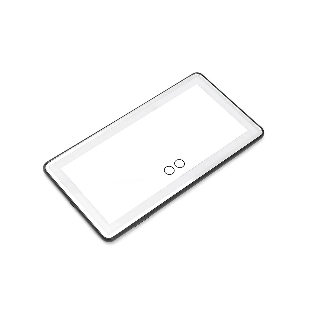 Car Sun Visor Vanity Mirror Cosmetic Mirror Rechargeable Makeup Mirror with 3 Light Modes 60 Leds Dimmable Clip-on Rear Wireless