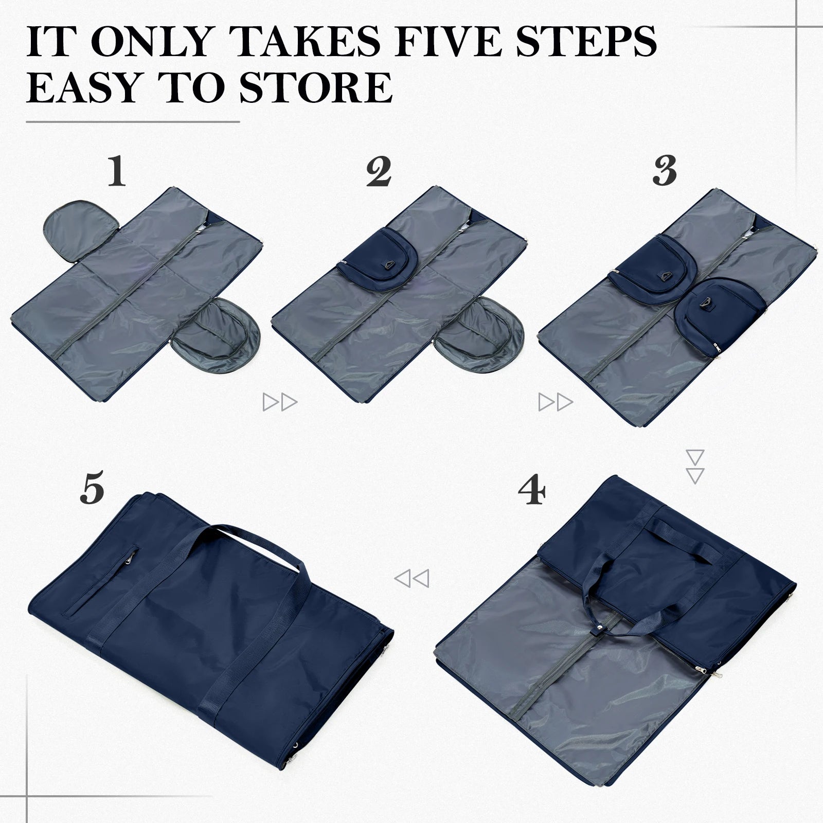 Suit Holders Travel Bag Case for Suit Holder-Convertible Bag Folding Suit Holders for Men Women Travel Business Clothing Bag ﻿