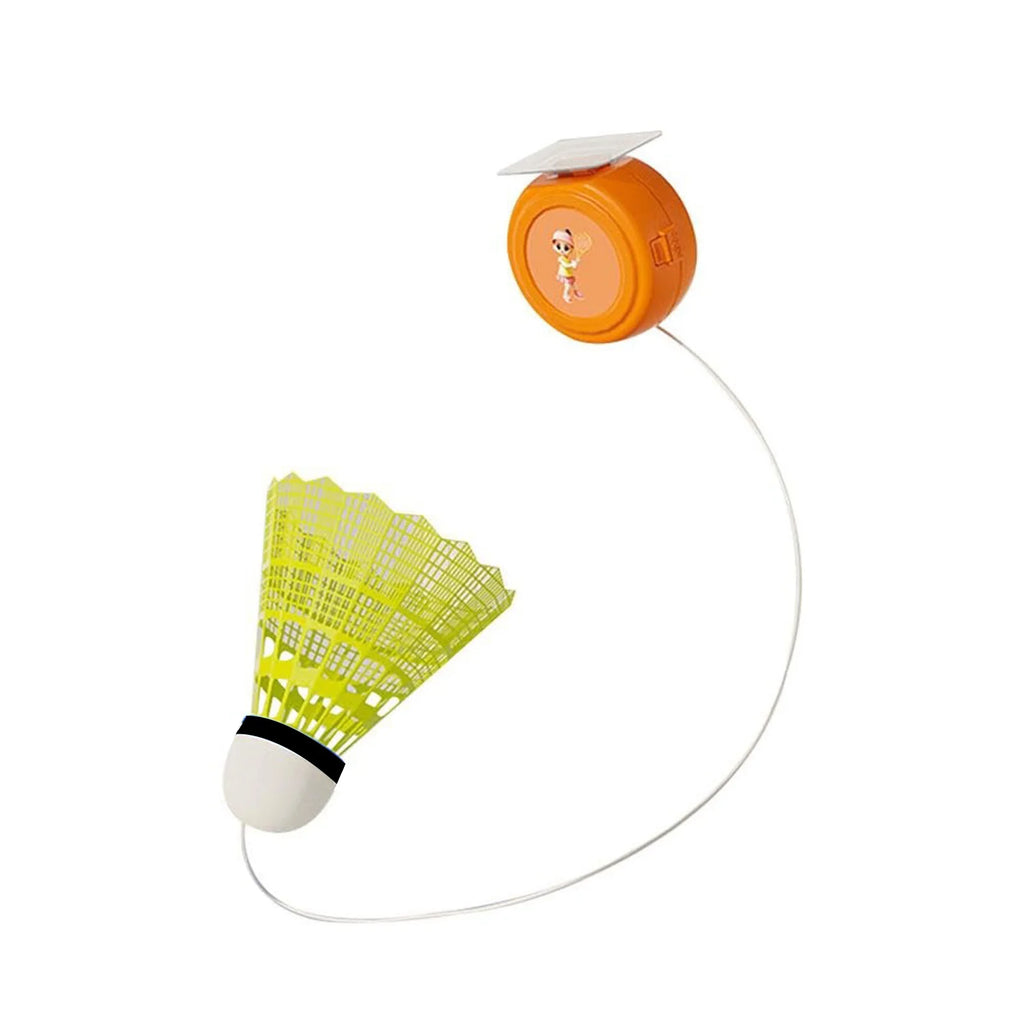 Automatic Retractable Badminton Trainer Solo Practice Rebounder with Adjustable Speed for All Skill Levels Home Office Practice