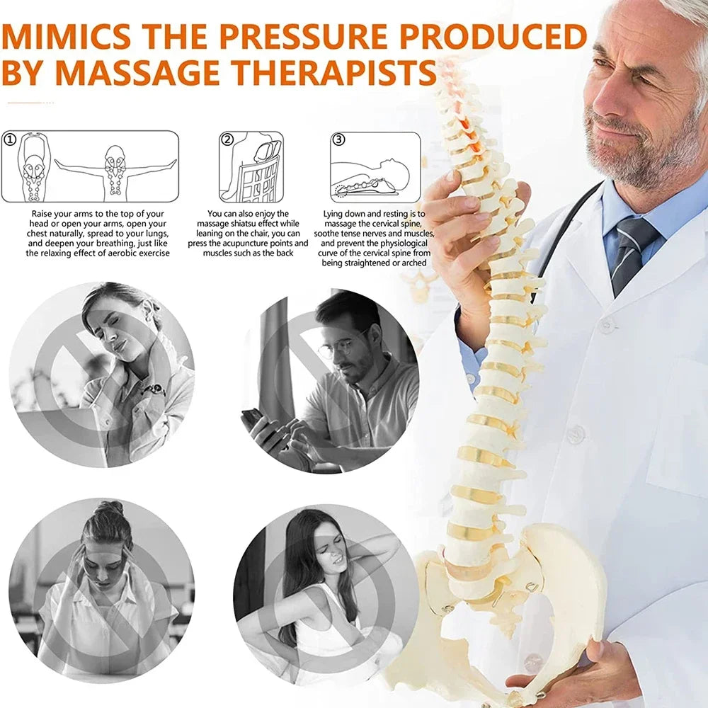Cervical Traction Device Neck Massager for Cervical vertebra Shoulder Stretcher Trigger Point Massager Neck Acupressure Device