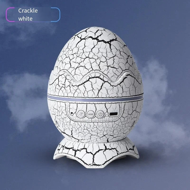 Dinosaur Egg Galaxy Projector with Remote Control Bluetooth Speaker LED Night Light Starry Sky Projection Light Children's Gift