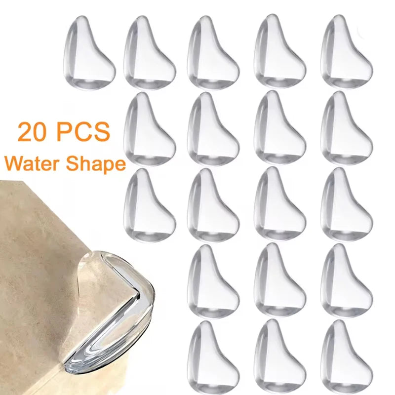 10/20Pcs Baby Safety Table Corner Protector Furniture Edge Protection Cover Transparent Children Anti Collision Edge Guards