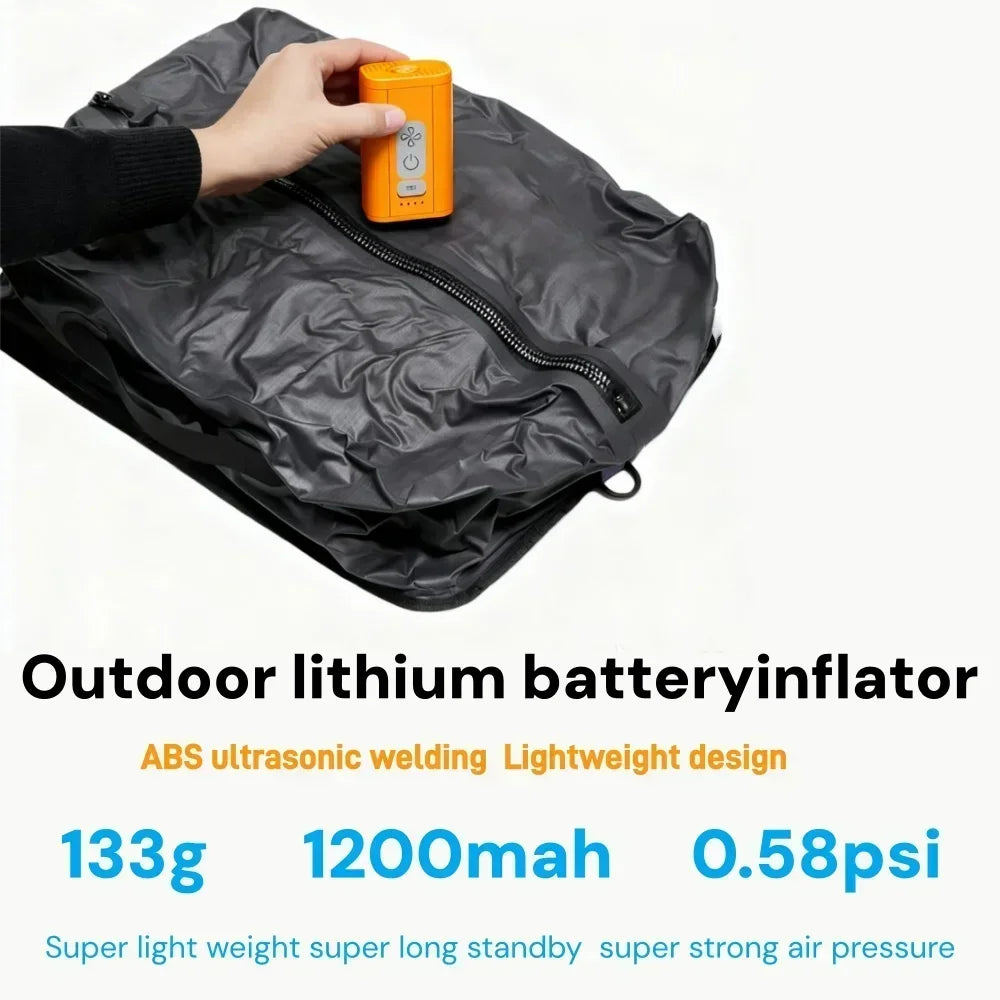 Mini Portable Vacuum Air Pump,Inflate Deflate for Pool, Air Bed,Vacuum Storage Bags-Compact Air Compressor for Home And Travel