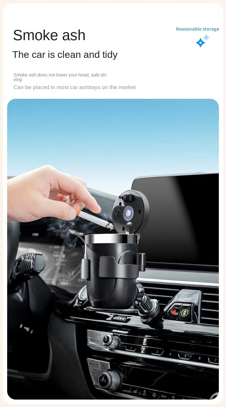 Car Water Cup Holder Tea beverage Holder Car air conditioning outlet ashtray fixed frame seat multi-function