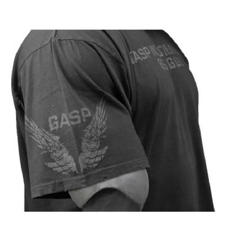 Fitness And Sports T-shirt Men's Loose Top European And American Large-sized Quick-drying Short-sleeved Shirt Fitness Training