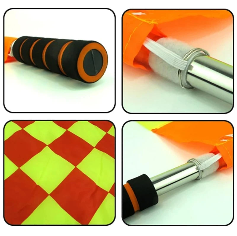2/4/8/16Pcs World Soccer Referee Flag Fair Play Sports Match Football Linesman Europe Flags Referee Equipment