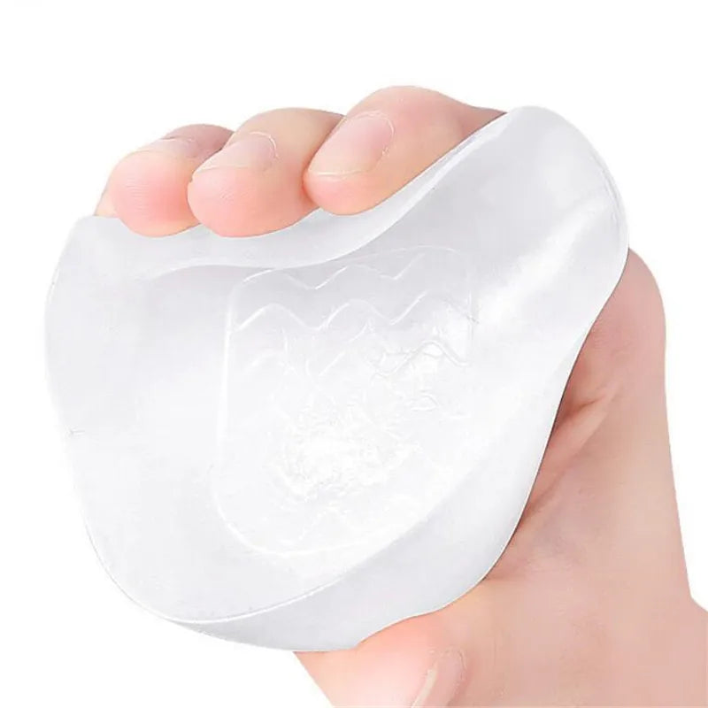 Invisible Height Increase Silicone Socks Gel Heel Pads Orthopedic Arch Support Heel Cushion Soles Insole Foot Massage Unisex