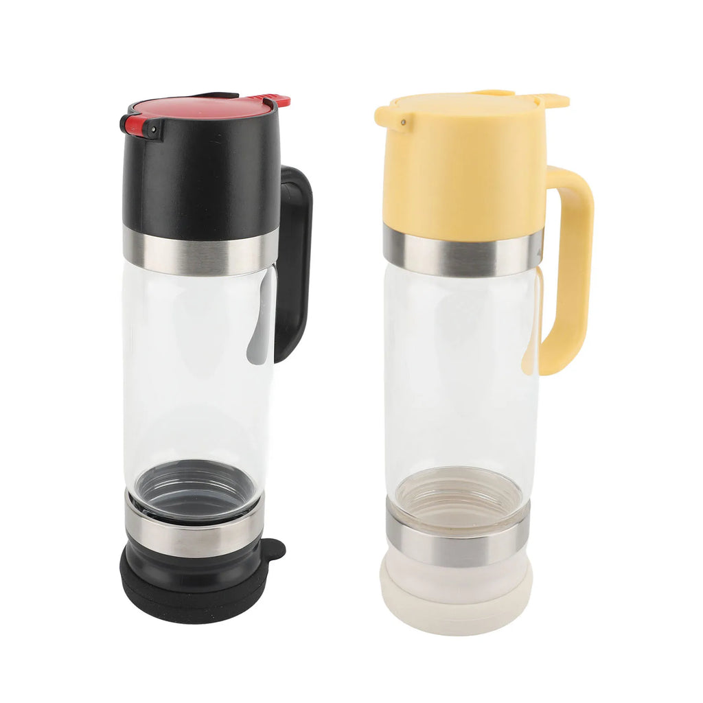 Honey Dispenser 350ml Clear Glass Syrup Dispenser with Handle Prevent Dripping Honey Container for Coffee Shops Restaurants Home