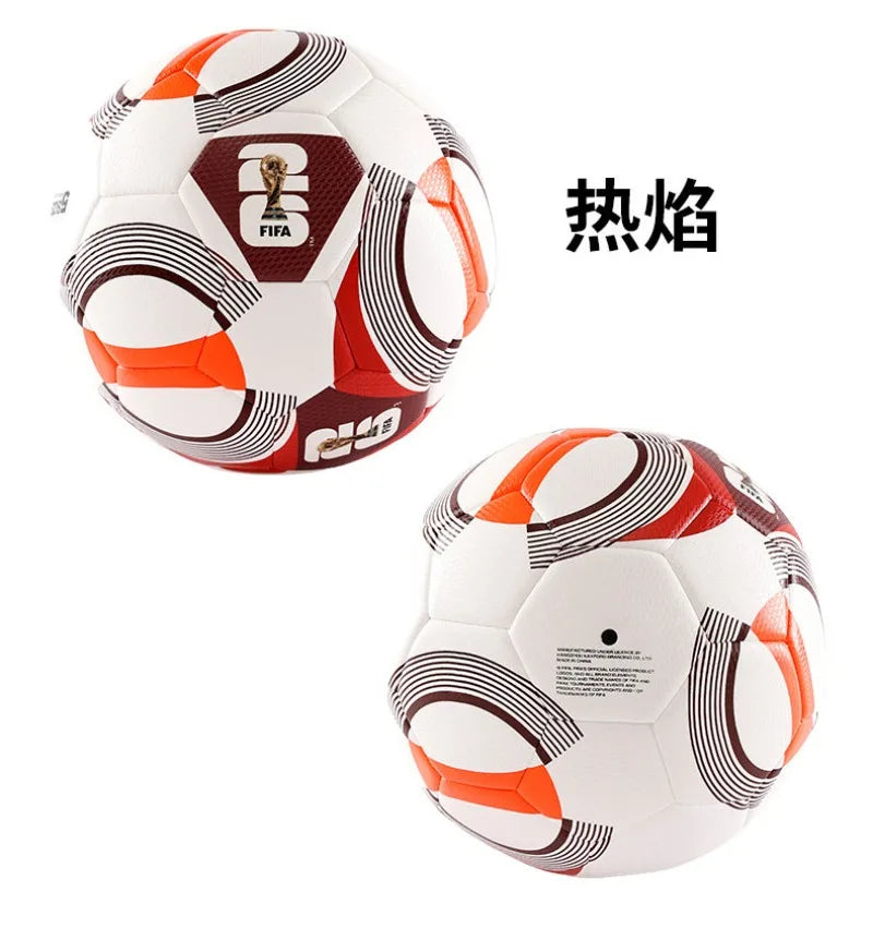 FIFA 2026 World Cup USA Canada Mexico Size 5 Soccer Ball Official Match Training for Adults Youth Students Wear-Resistant PU