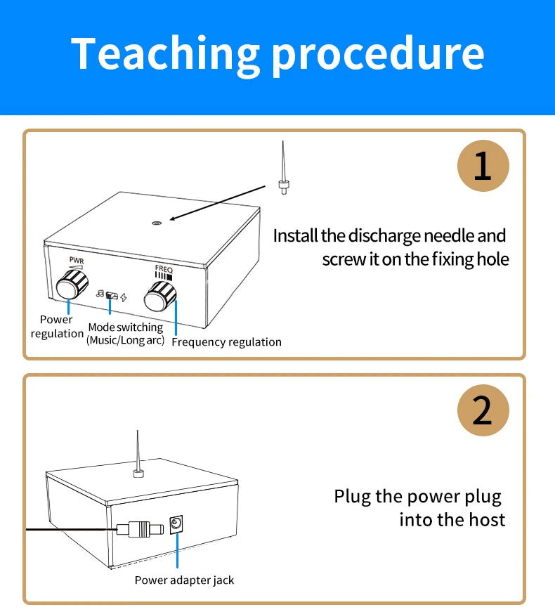 Music Tesla Coil Bluetooth/AUX Dual Mode Music Box Artificial Lightning Touchable Audio Input Bluetooth Science Experiments ﻿