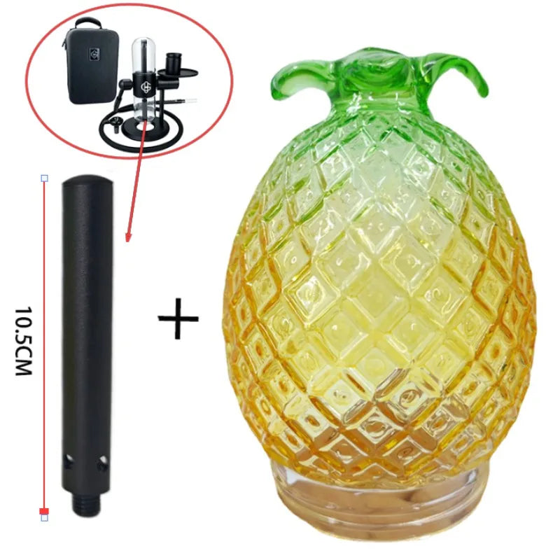 Kompact Gravity Hookah Replaceable Glass Bottles 14mm Tobacco Bowls Cigarette Mouthpiece Universal Smoking Pipe Accessories
