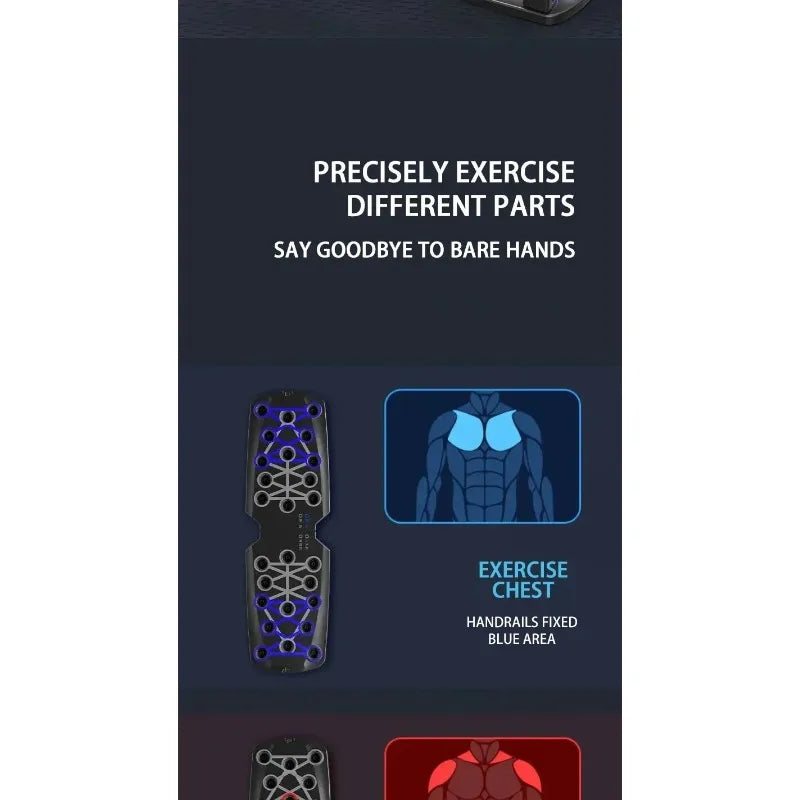 Home multi-functional push-up board, training board, chest and abdominal muscle training equipment, portable push-up