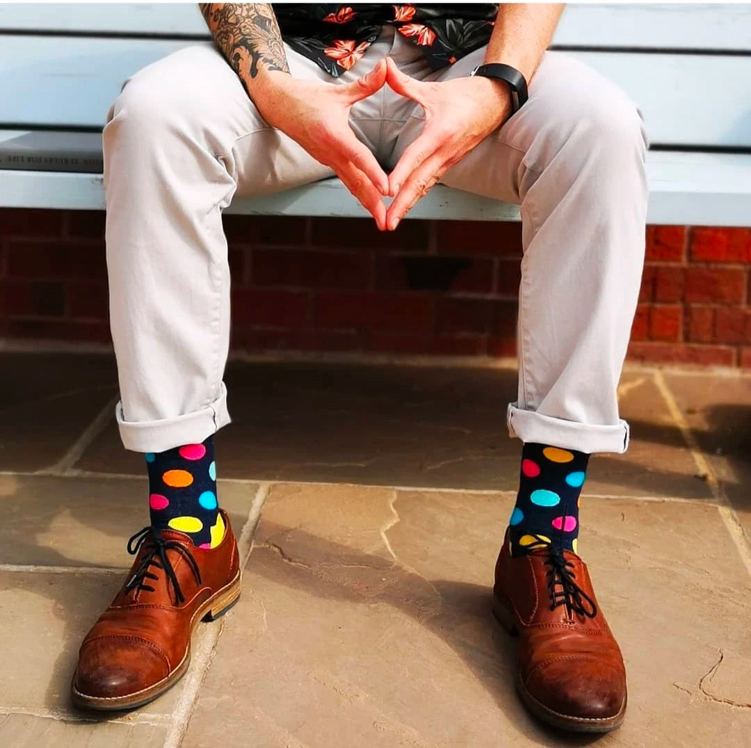 10 pairs of food pattern men's socks irregular color women's socks street trend skateboarding socks