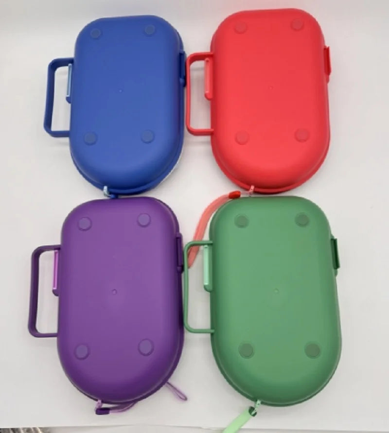 Rotating Lunch Box, Portable Children's Snack Rotating Fruit Plate When Going Out
