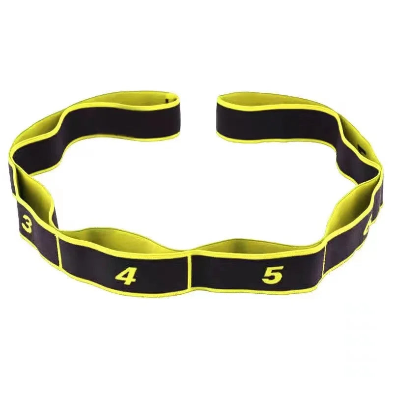Yoga Stretch Resistance Bands Adult High Elasticity Multi-Segment Belt Yoga Assisted Stretching Belt Yoga Fitness Products