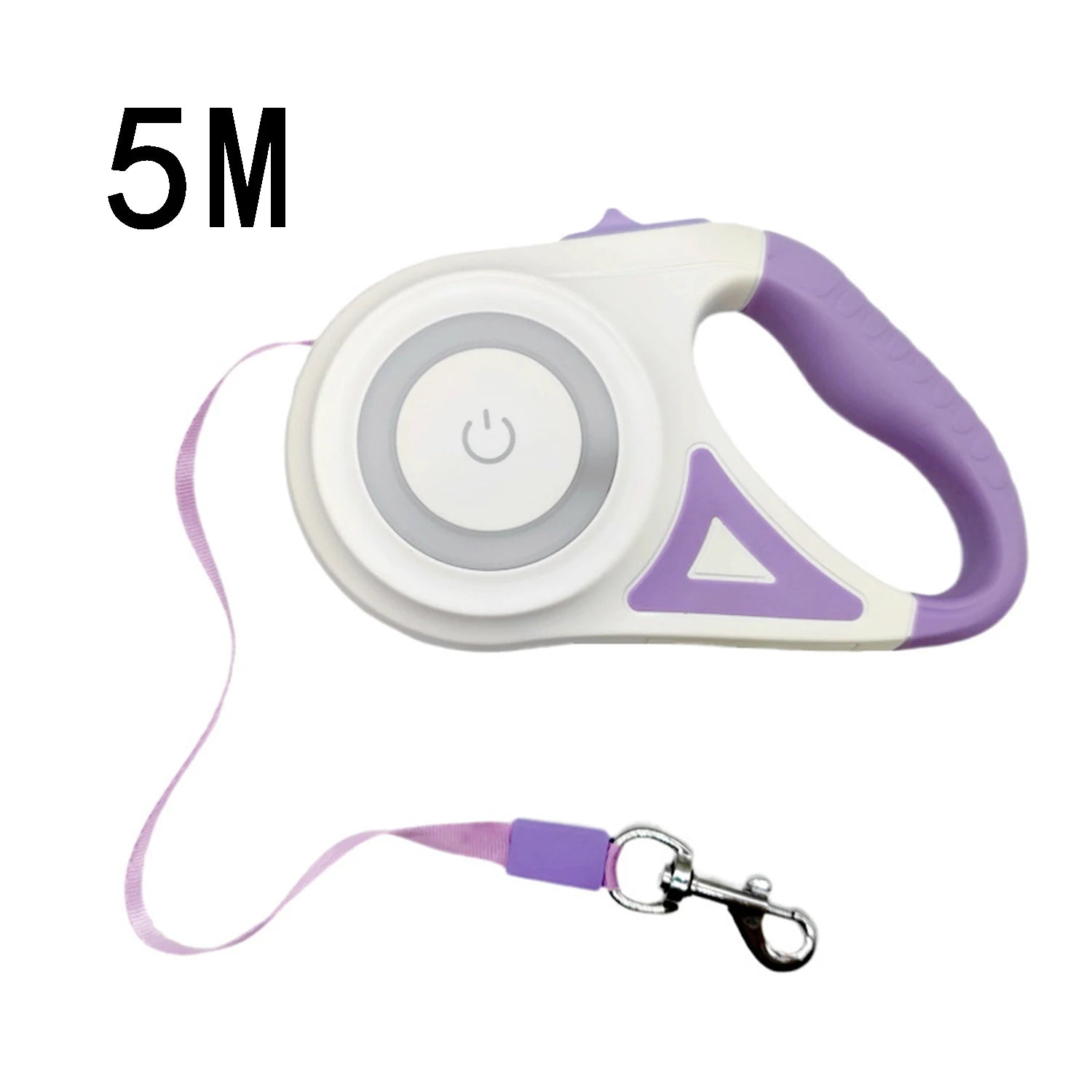 Retractable dog walker Tetractable leash for small and medium-sized dogs With flashligh and ambient light Nighttime safety