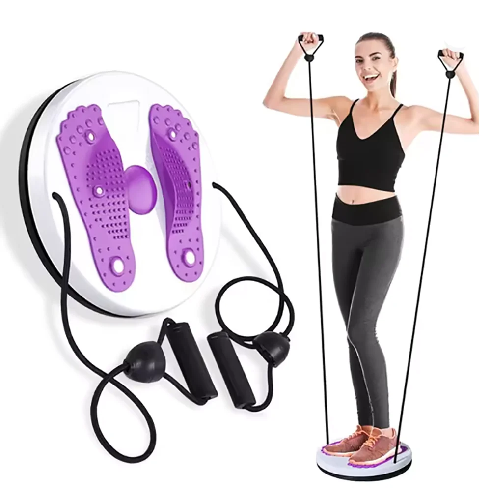 Waist Twisting Disc for Waist Trainer, Abdominal Exercise, Foot Massage Plate, Body Building Fitness