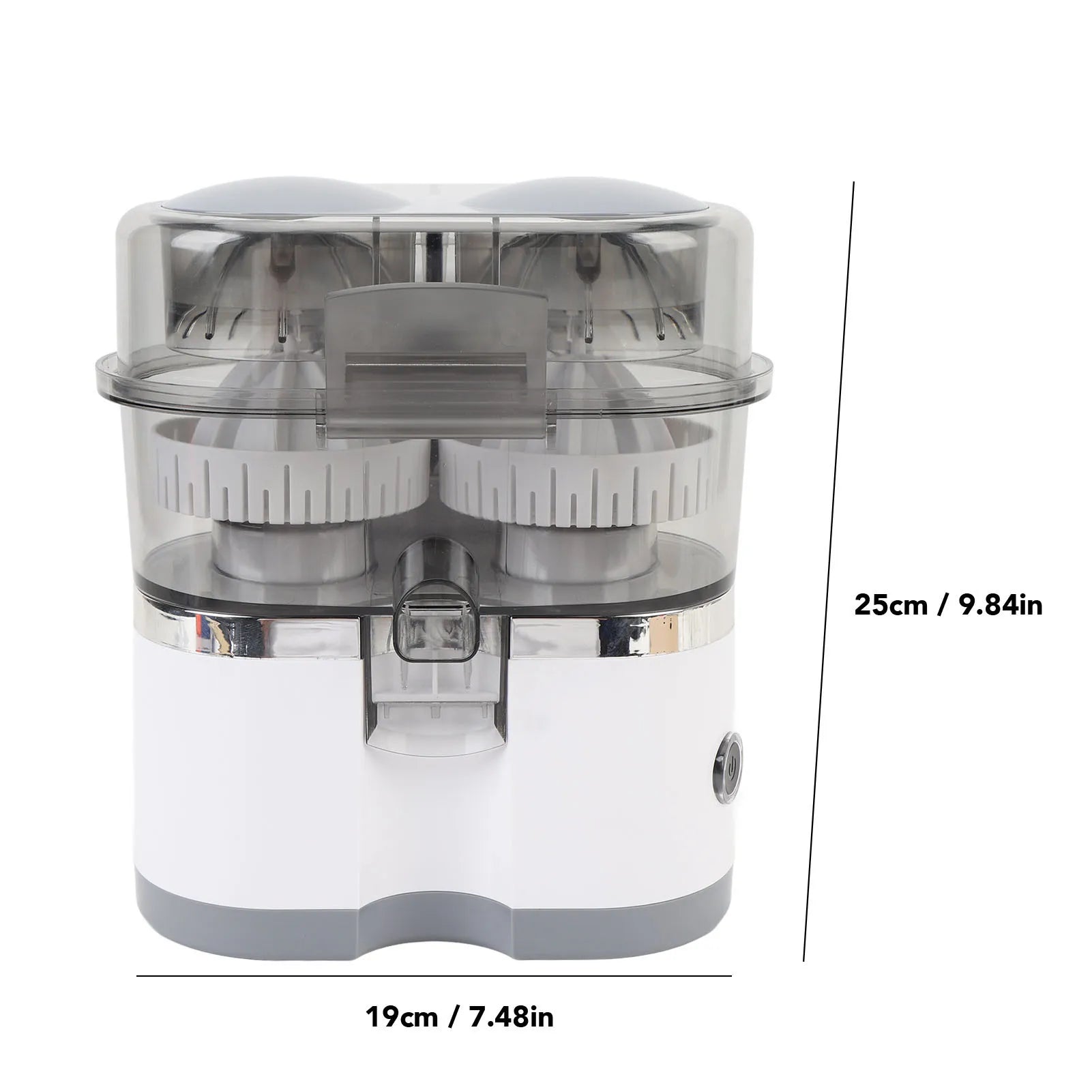 Portable Dual Head Electric Citrus Juicer Orange Lemon Kiwi Grapefruit Extractor - Efficient Fruit Juicing Machine
