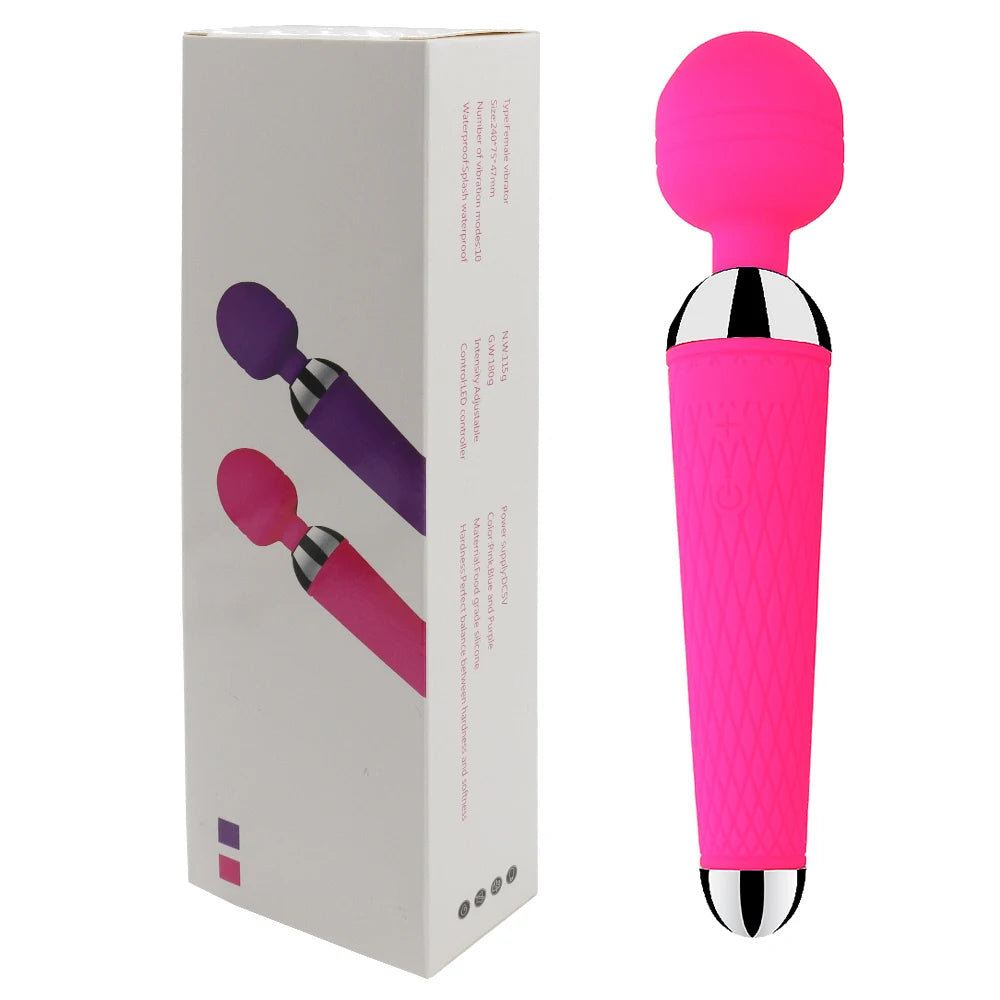 Powerful AV Vibrator for Women Dildo Magic Wand G spot Clitoris Stimulator Masturbator Massager Erotica Sex Toys for Adults