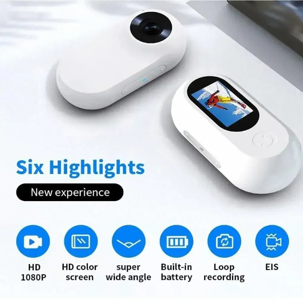 HD 1080P Wireless Collar Camera No WiFi Needed Dog Cat Pet Camera Collar Nanny Camera Video Records for Cats Dogs Birthday Gift