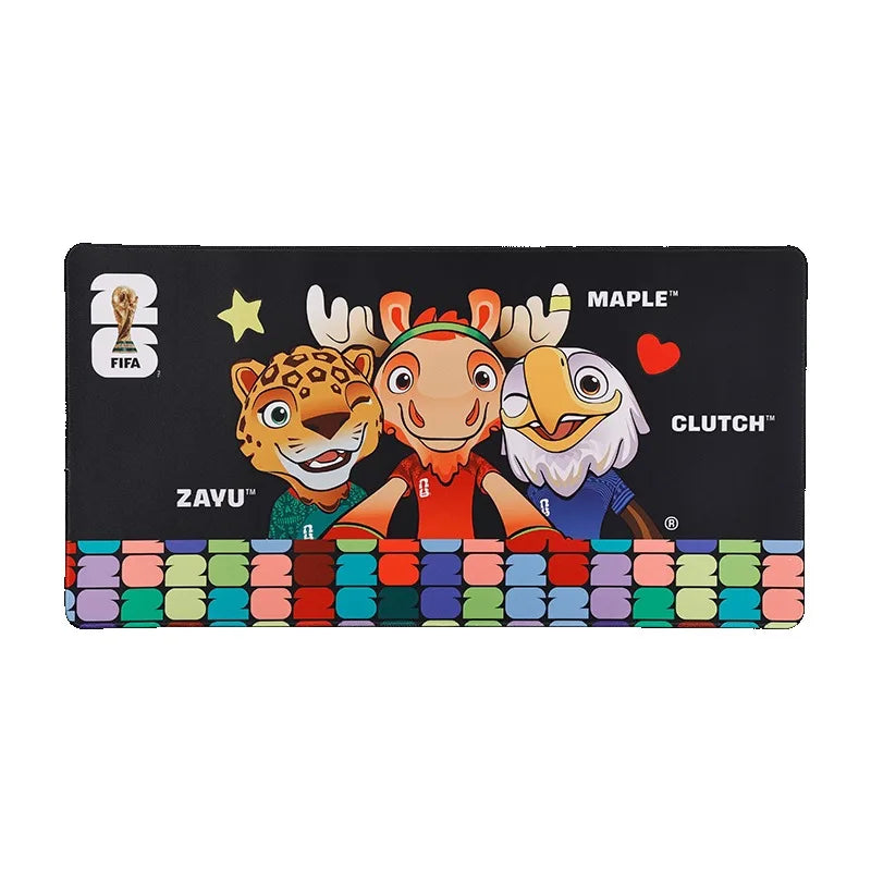 FIFA 2026 World Cup USA Canada Mexico Large Mouse Pad Gaming Office Thick Stitched Edges Anti-Slip Wear-Resistant Desk Mat