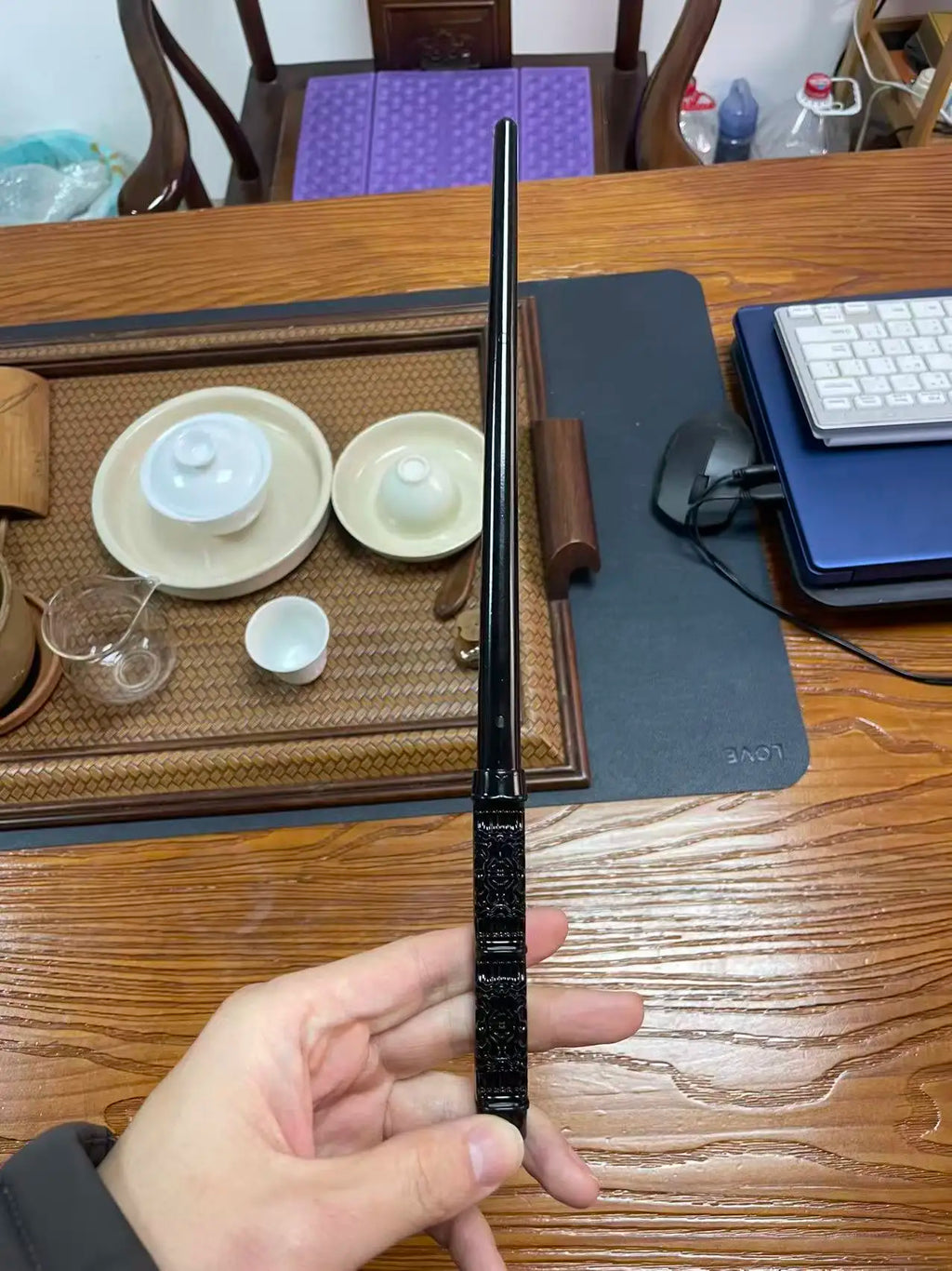 Anime Cosplay Show Metal Core Magic Wand Children Decoration Toy Accessories For Kids Bacchetta Di Plastic Magic Stick Snape