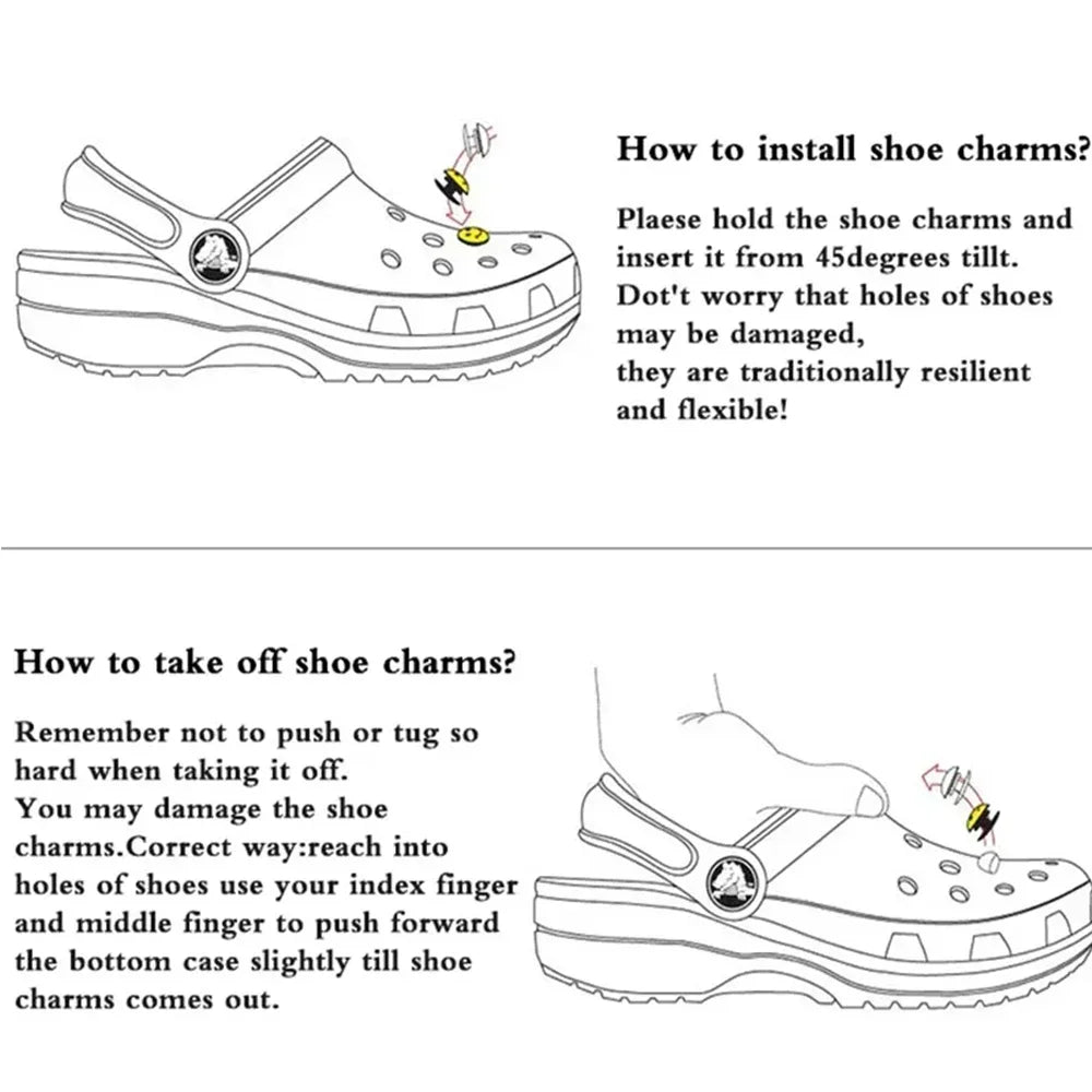 2pcs LED Shoe Lights Charms Upgrade Headlight Rechargeable for Night Walks Shoes Charms PVC Accessories, 3 Lighting Modes