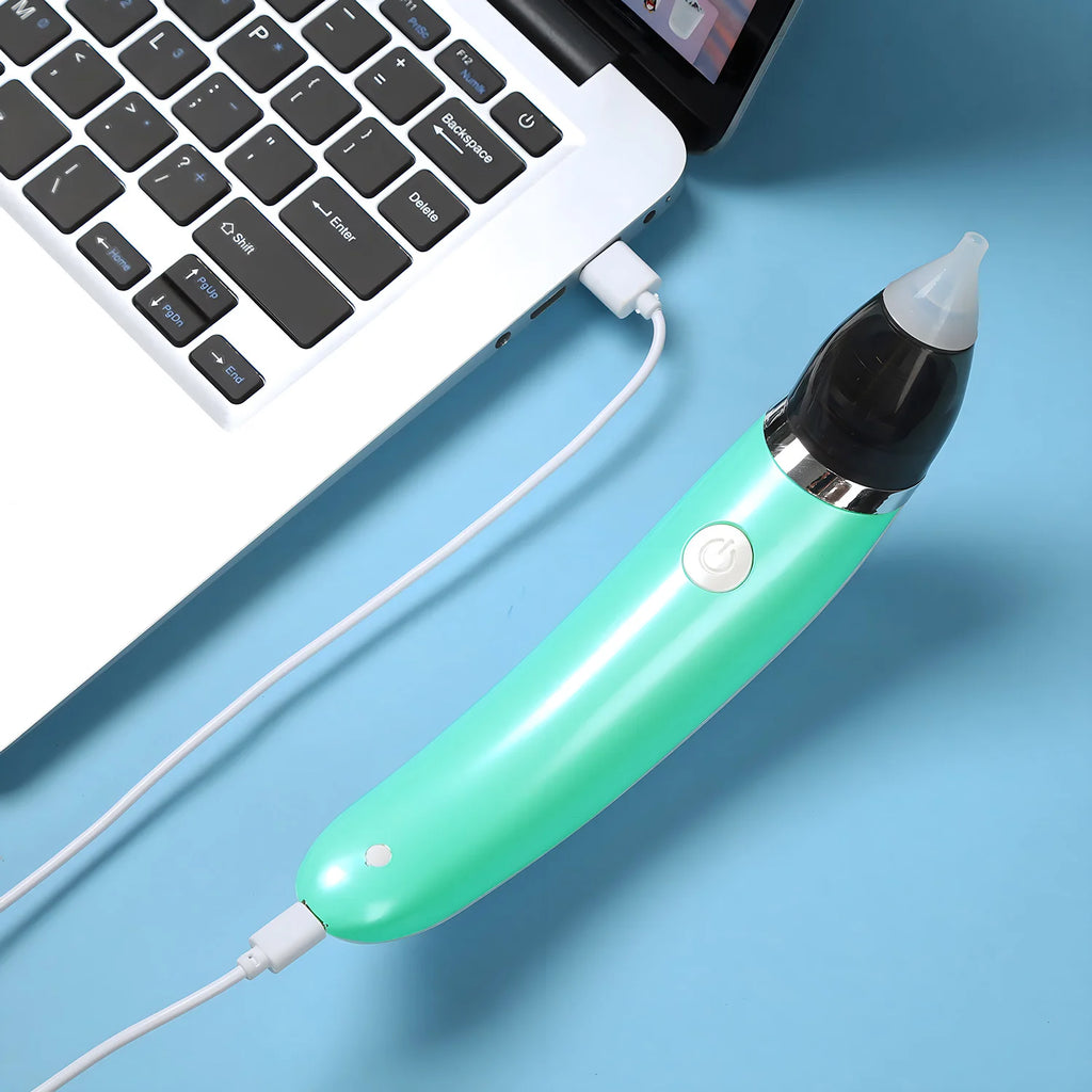 Nasal Aspirator Baby Electric Nose Cleaner Children Obstruction Rhinitis Cleaner Cleaning Booger Silicone  Suction Nozzle