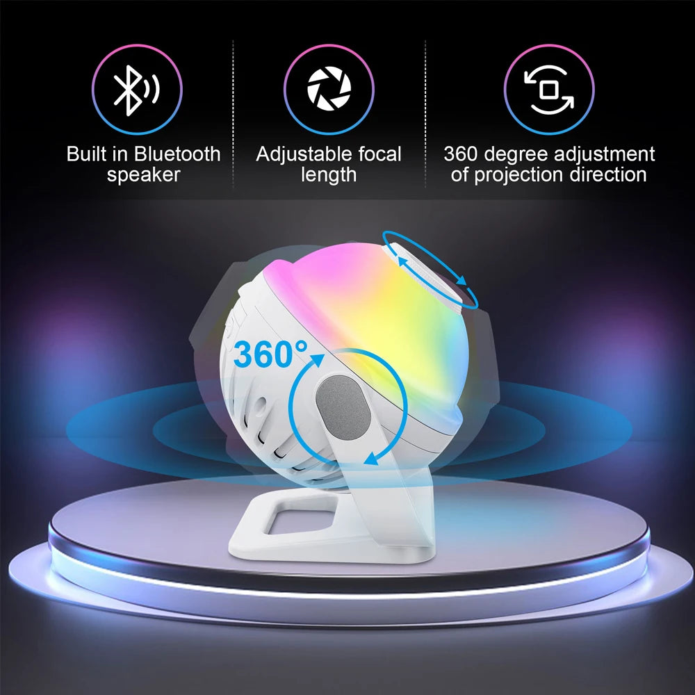 Galaxy Projector Lights Planetarium Star Realistic Sky Night Light with Solar System Moon Kids Bedroom Ceiling Projection lamp