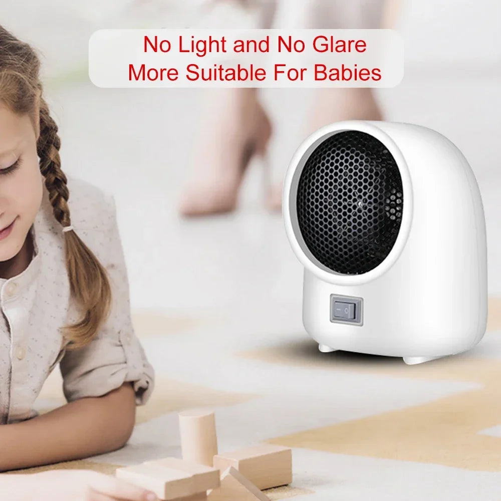 220V Hot Fan Heater Mini Electric Heater Desktop Quick Heating Home Portable Electric Heater For Home Office Warmer Hand Warmer