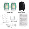 Wireless Remote Control LED Strobe Light for Car Auto Motorcycle Bike Drone Scooter Anti-collision Warning Lamp Flash Indicator