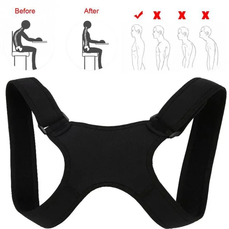 Back Posture Corrector Adjustable Medical Brace Shoulder Support Corrector Prevention Humpback Back Health Care