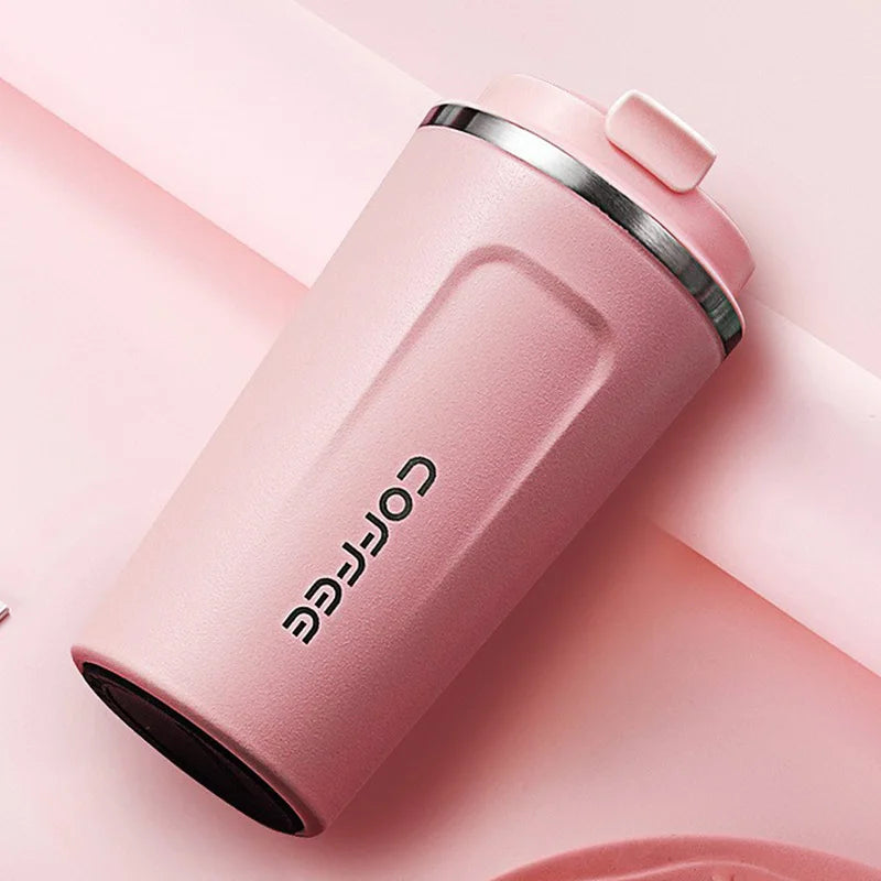 380/510ml Thermos Coffee Mug Stainless Steel Insulated Cup Temperature Display Car Portable Vacuum Bottle Insulated Water Bottle