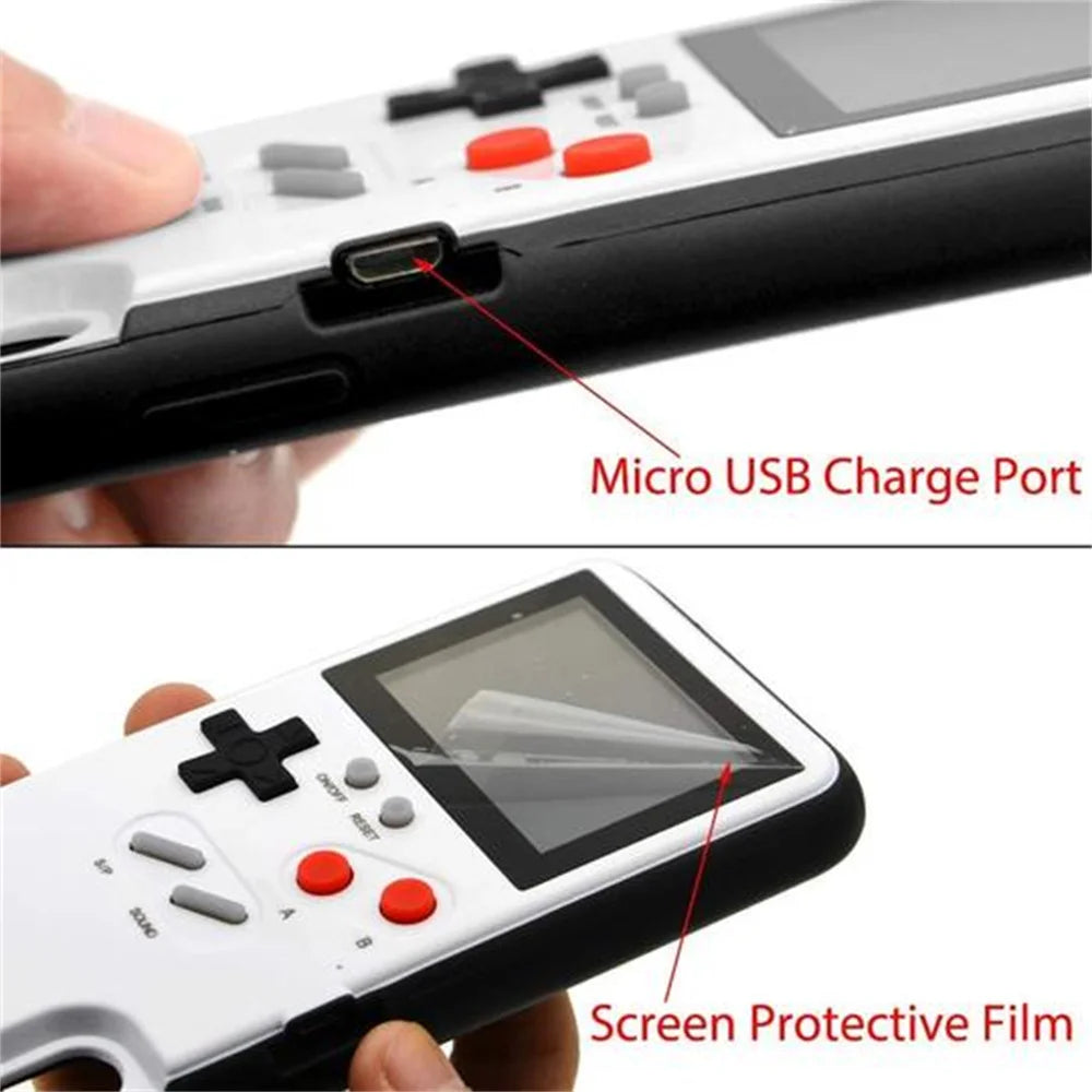 For iPhone 14 16 15 12 13 Pro Max X Xr Xs Max 7 8 Plus SE 2022 Playable Gameboy Case Retro 3D Video Game Cover Console