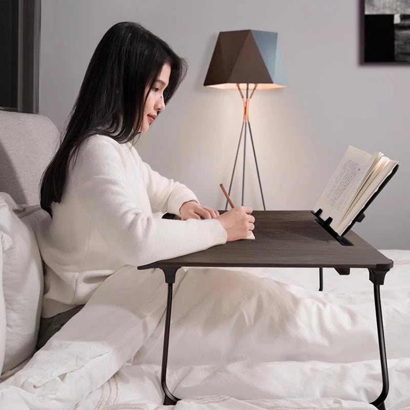 Foldable Laptop Bed Table Floor Tray Desk Study Writing Stand Portable Dorm Desk for Sofa or Home Office Use