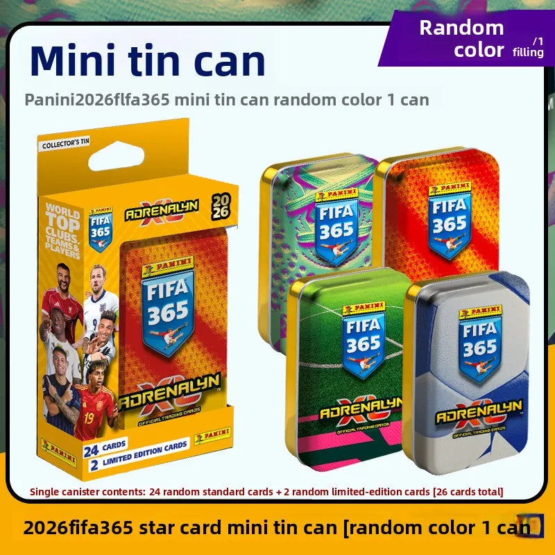 2026 Panini FIFA 365 Adrenalyn XL - Top Clubs Teams Players Collectible Trading Card Gift