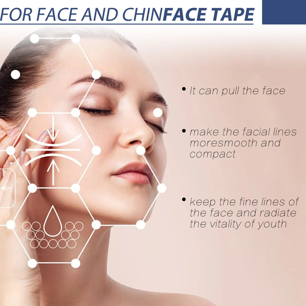 400pcs Lifting Up Face Stickers Invisible Transparent Thin Face Contours Patche Chin Lift Tools V-Shape Face Skin Adhesive Tape