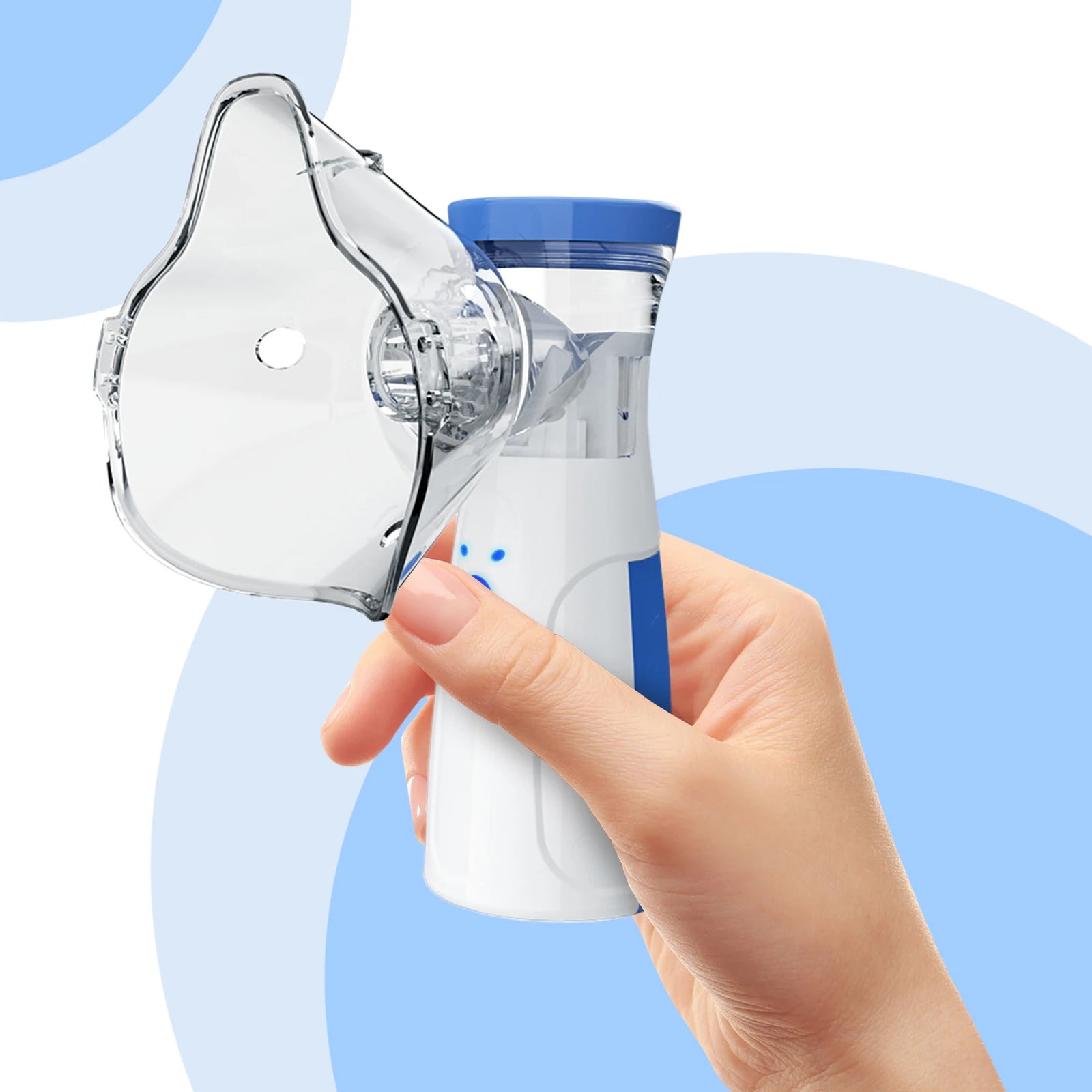 Mini Facial Steamer and Humidifier 2-in-1 Nano Ion Mist for Skin Moisturizing and Air Moisturizing with Water Tank Beauty Spray