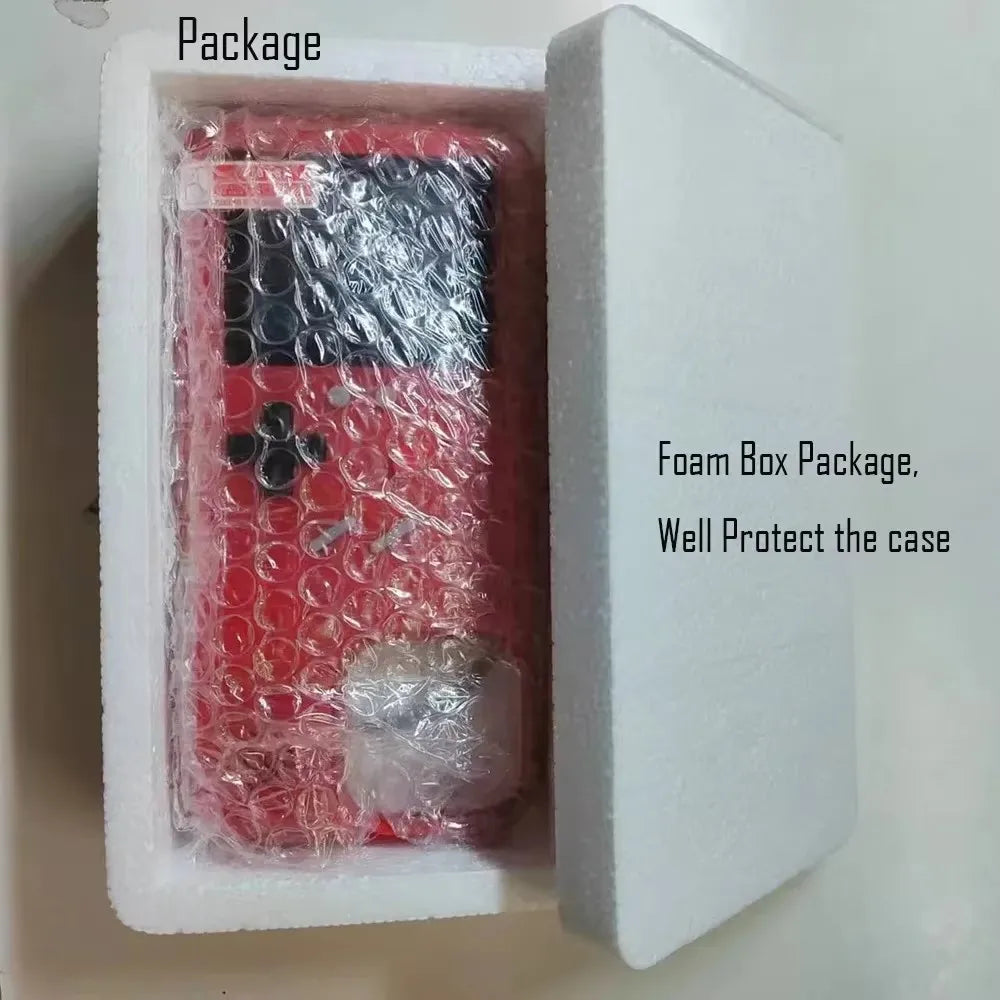 For iPhone 14 16 15 12 13 Pro Max X Xr Xs Max 7 8 Plus SE 2022 Playable Gameboy Case Retro 3D Video Game Cover Console