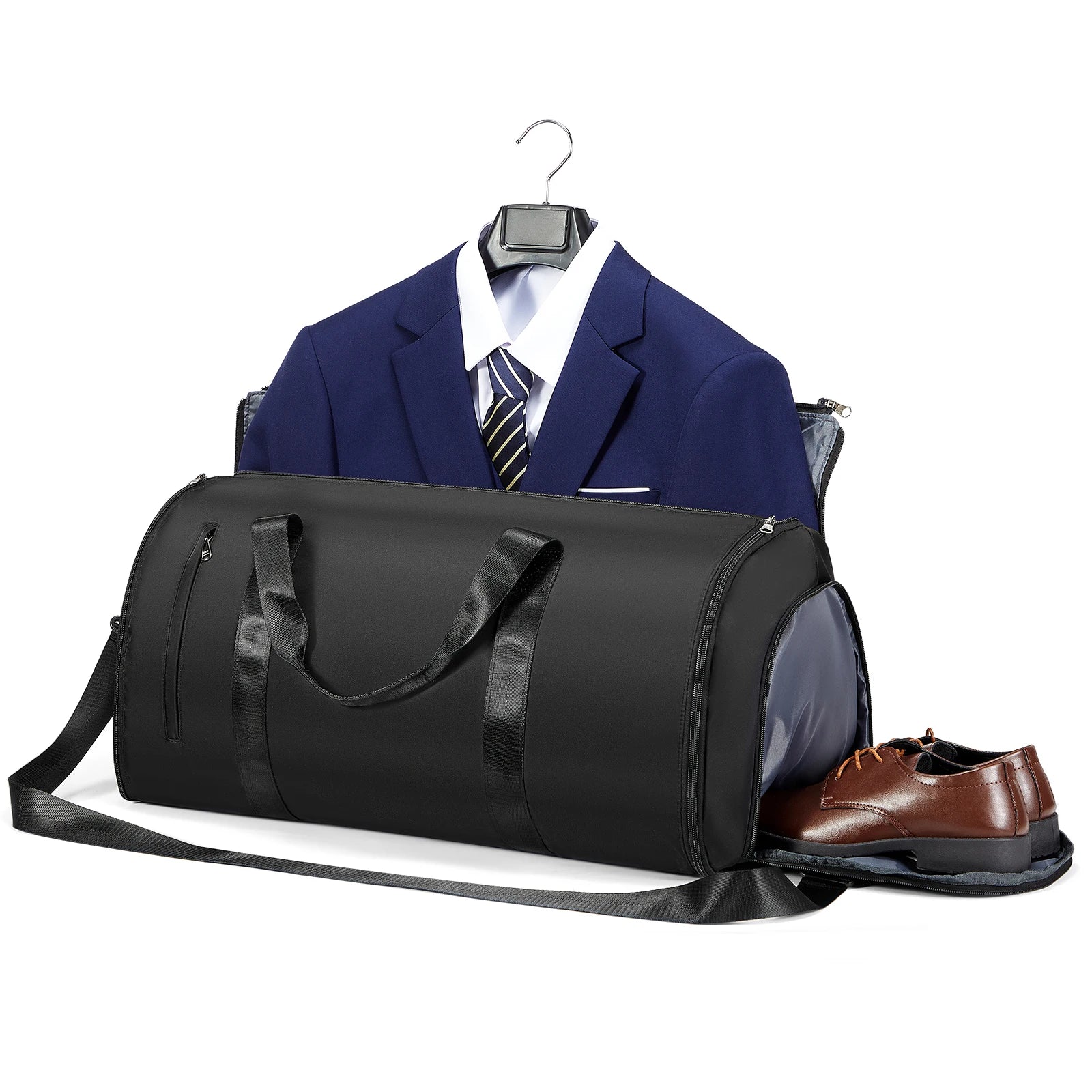 Suit Holders Travel Bag Case for Suit Holder-Convertible Bag Folding Suit Holders for Men Women Travel Business Clothing Bag ﻿