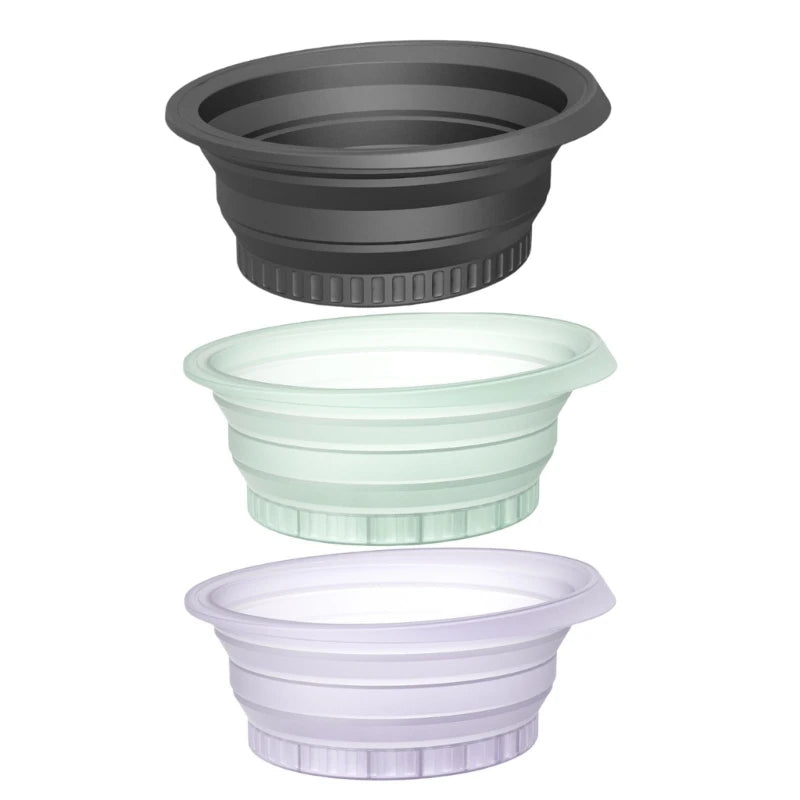 Face Ice Bath Bowl for Facials Plunge Dipping Face Folding Ice Facials Washbasin Facials Skin Cares Tool for Home Travel