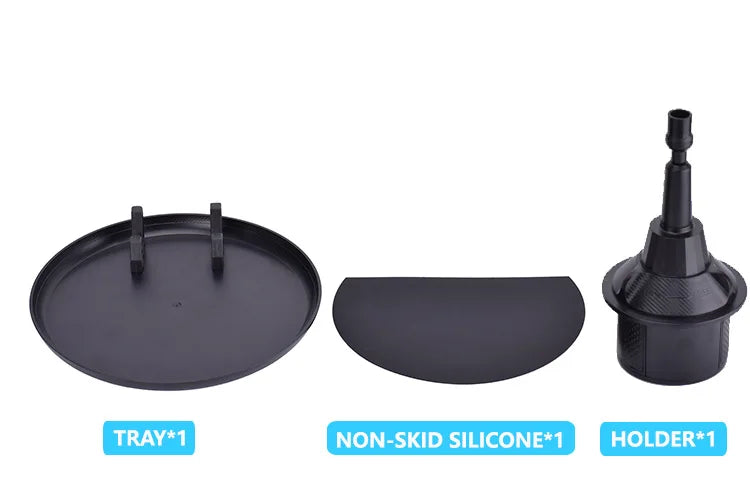 360° Adjustable Car Cup Holder Tray & Phone Mount Expander For Car, Portable Tray Table,Food Storage Rack, Coffee Table,