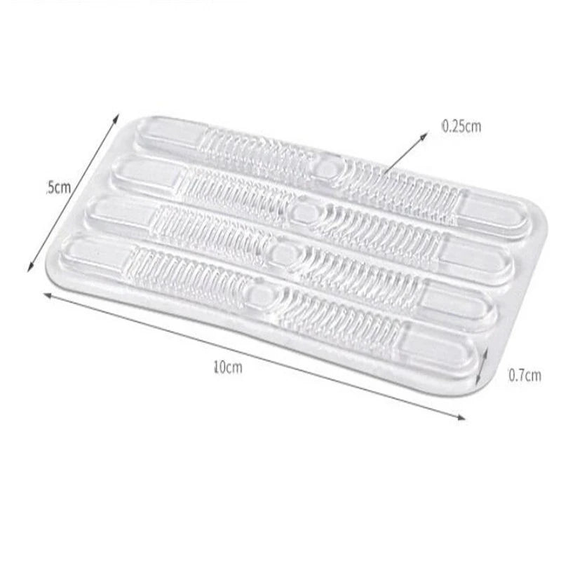 4pcs Silicone Heel Stickers Heels Grips for Women Men Anti Slip Heel Cushions Non-Slip Inserts Pads Foot Heel Care Protector