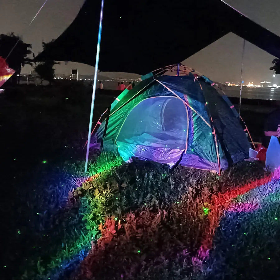 SA204 RGB LED Motive Aurora Projector Night Green Laser Sky Stars Disco Light Nebula Cloud Christmas Children Bedroom Stage Lamp