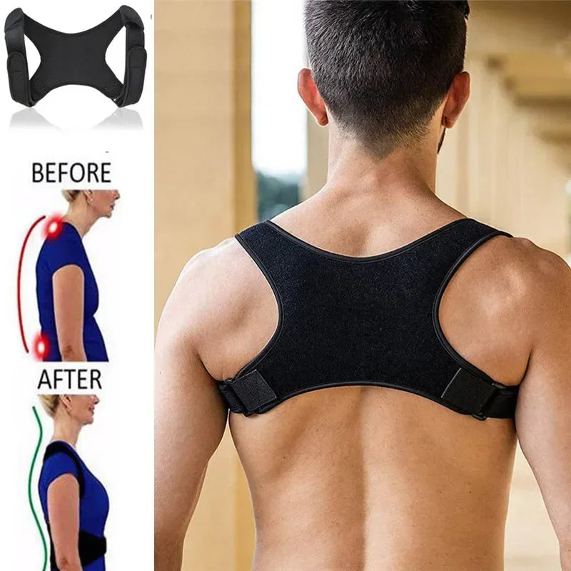 Back Posture Corrector Adjustable Medical Brace Shoulder Support Corrector Prevention Humpback Back Health Care