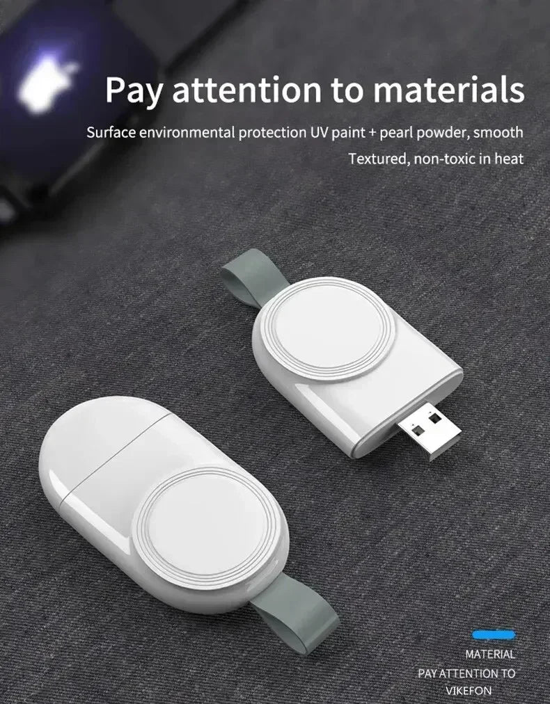 Magnetic Watch Wireless Charger Dock Base For iWatch Series 10 9 8 7 6 5 4 SE/3/2 Utlra Portable Travel Wireless Charging Stand